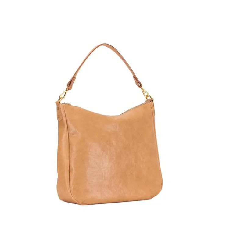 New Retro Vegetable Tanned Cowhide leather Shoulder Women's Bag