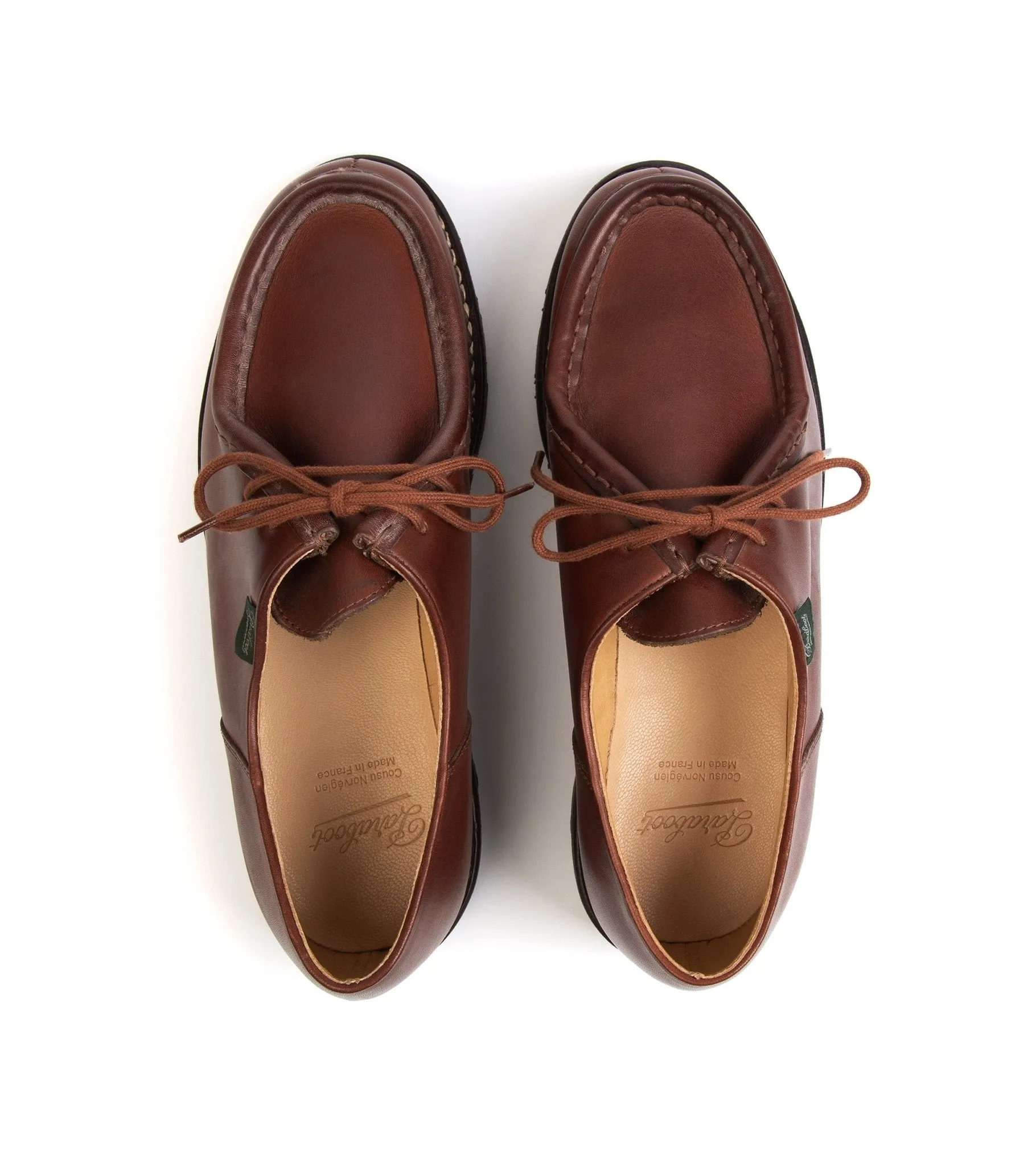 Paraboot Michael Leather Shoe: Marron