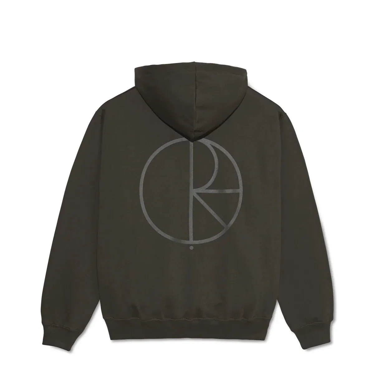 Polar Skate Co - Dave Stroke Logo Hoodie (Dirty Black)