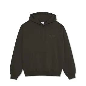 Polar Skate Co - Dave Stroke Logo Hoodie (Dirty Black)