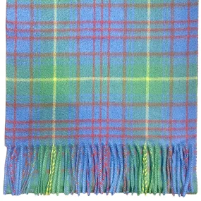 Pure Cashmere Scarf - Weathered Donegal Tartan