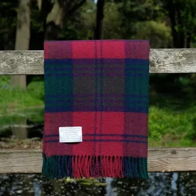 Pure Wool Blanket in Lindsay Tartan