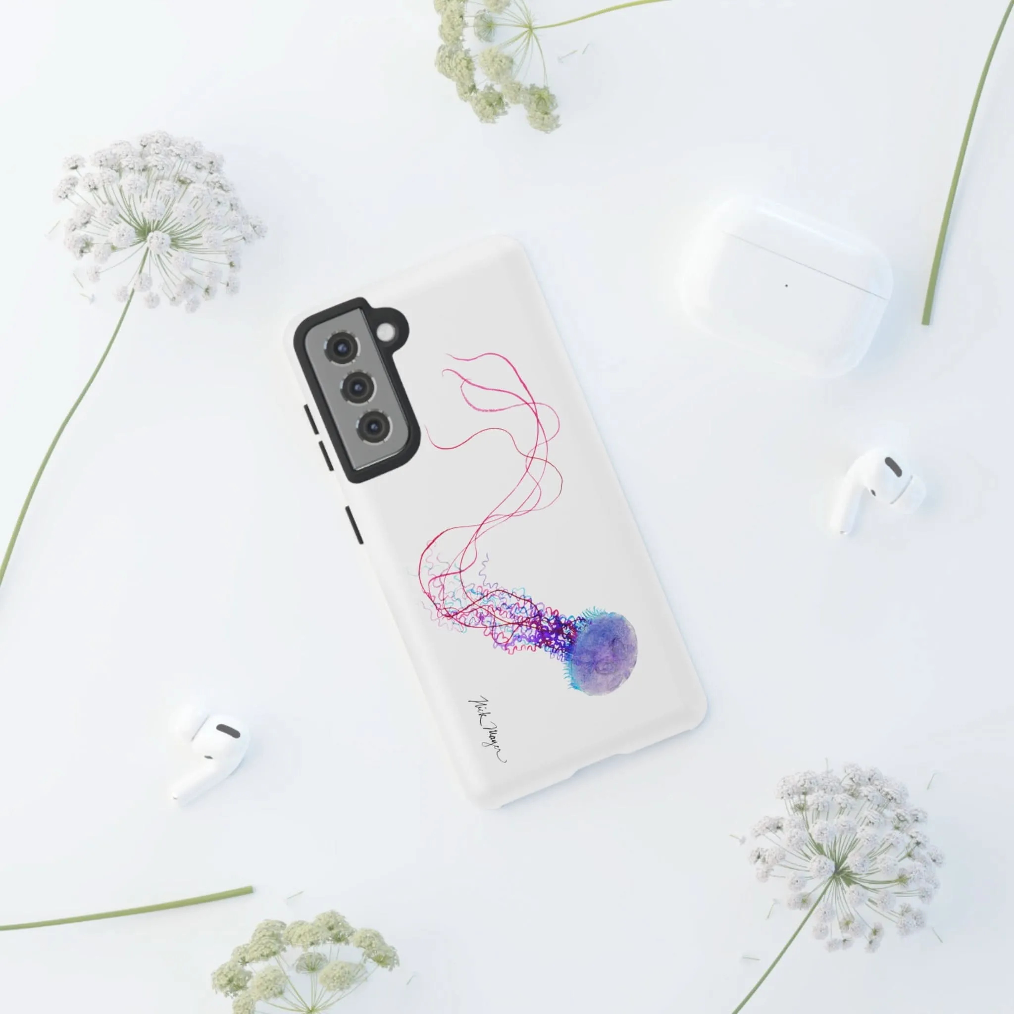 Purple Jellyfish I Phone Case (Samsung)