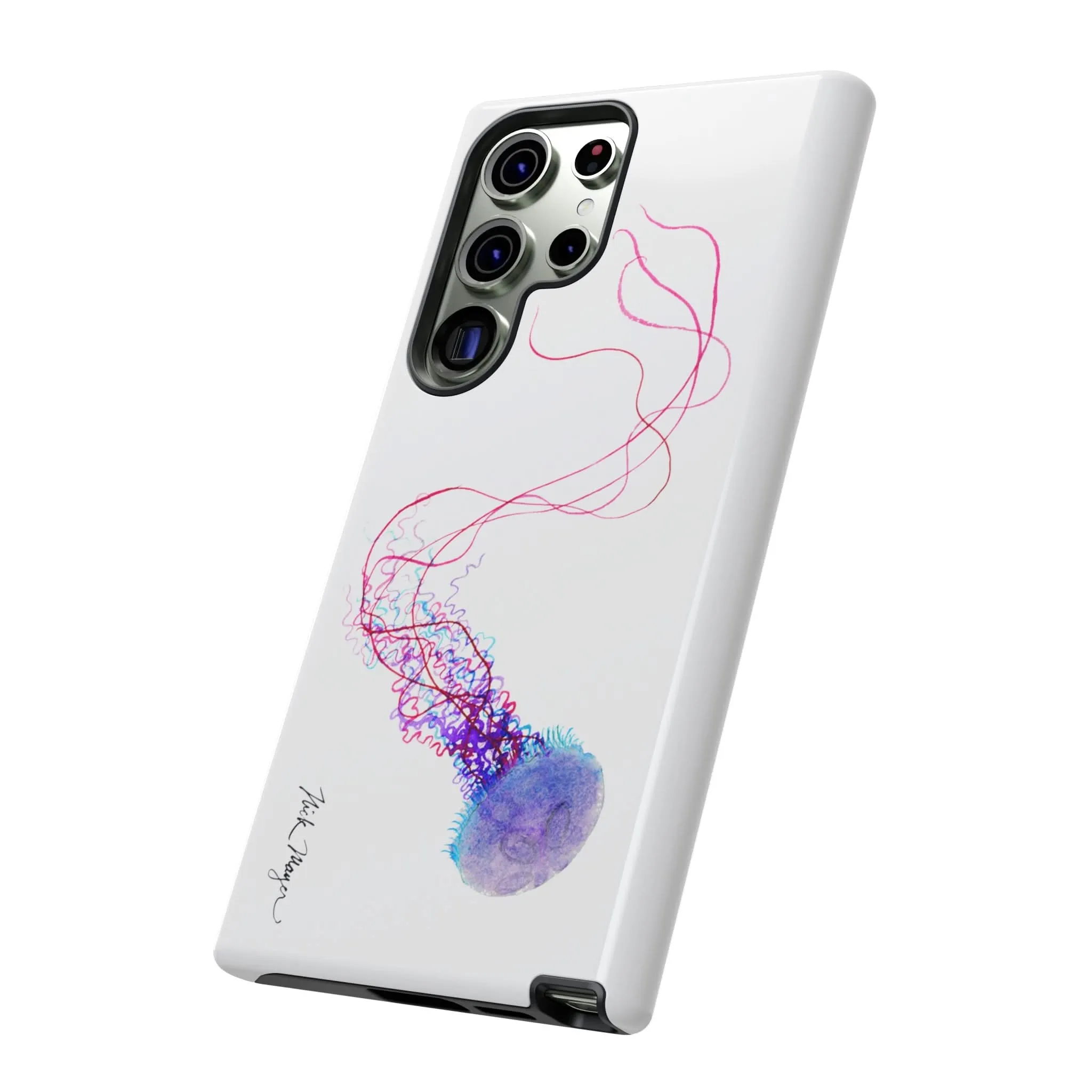 Purple Jellyfish I Phone Case (Samsung)