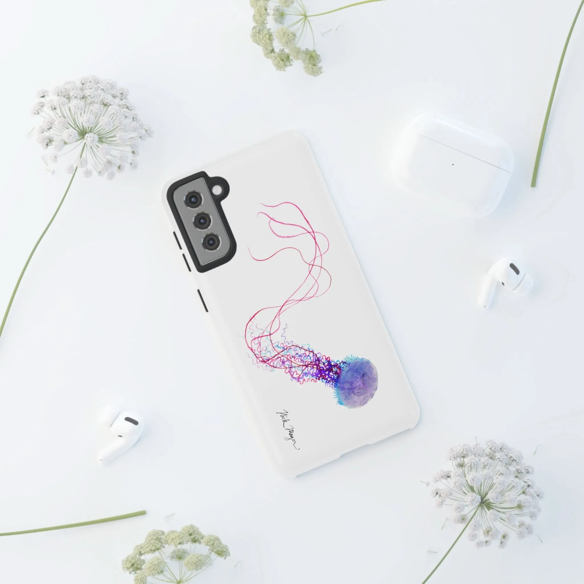 Purple Jellyfish I Phone Case (Samsung)