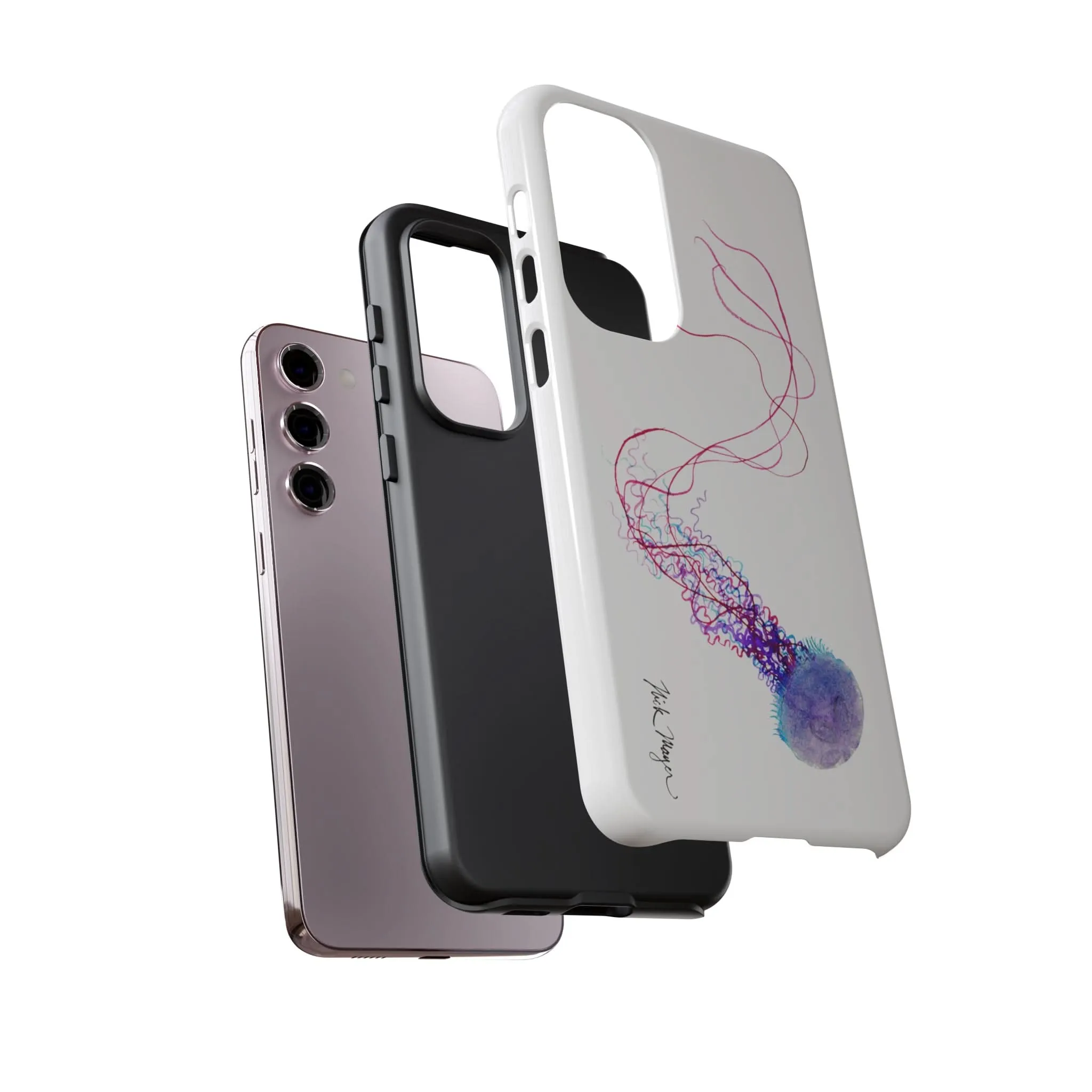 Purple Jellyfish I Phone Case (Samsung)