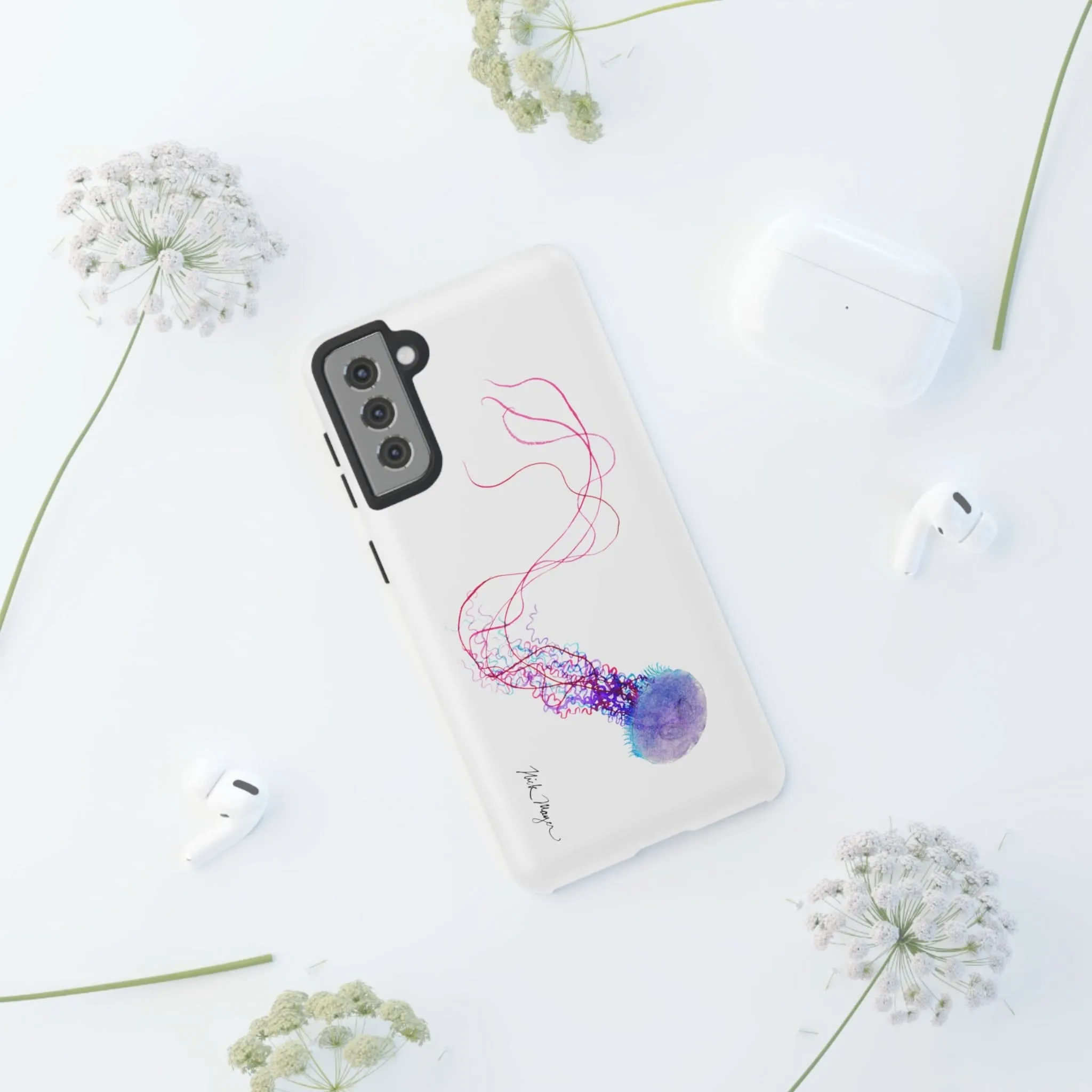 Purple Jellyfish I Phone Case (Samsung)