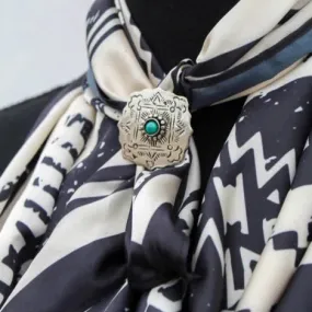 Rita Blanca Scarf Slide Ring for Wild Rags |  Bourbon Cowgirl