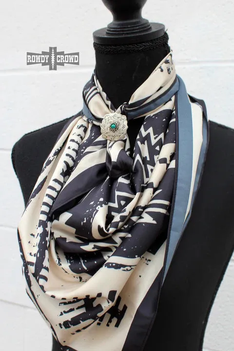 Rita Blanca Scarf Slide Ring for Wild Rags |  Bourbon Cowgirl