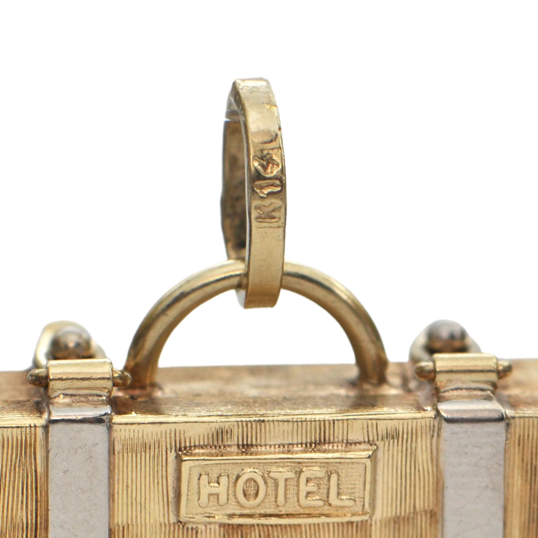 Ritz Paris Suitcase Gold Charm C.1978