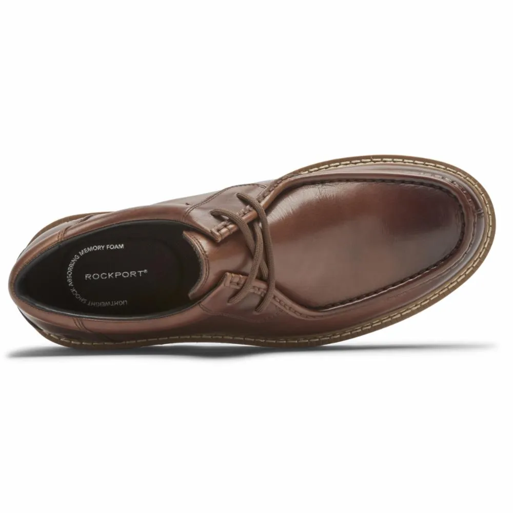 Rockport Men  2 EYE TIE COGNAC/LEATHER