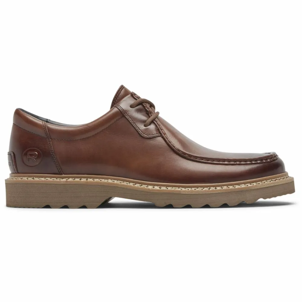 Rockport Men  2 EYE TIE COGNAC/LEATHER