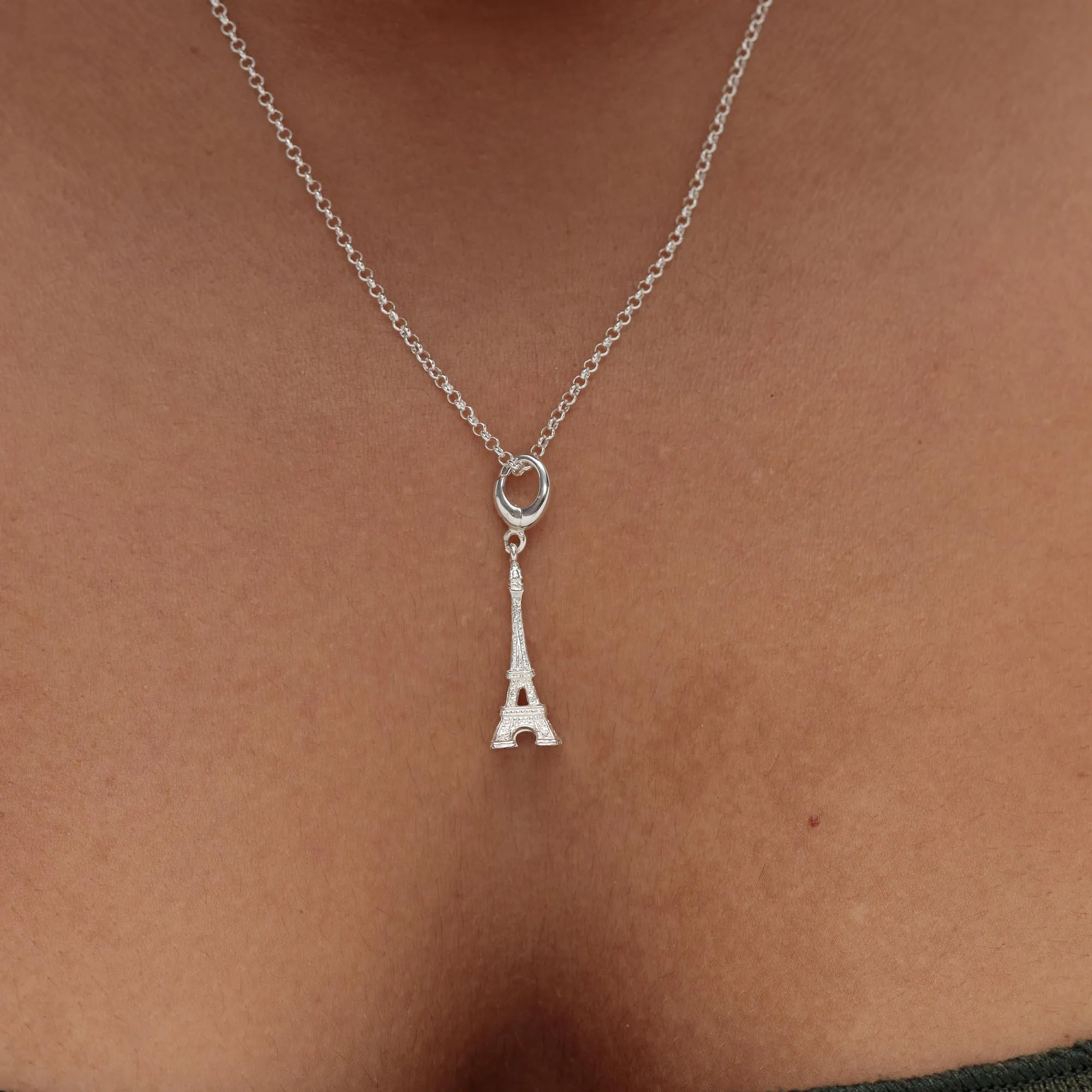 Silver Eiffel Tower Charm