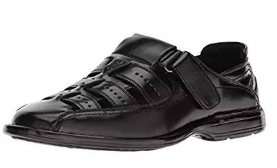 Stacy Adams Men's Bridgeport Closed Toe Fisherman Sandal Black