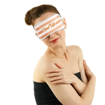 Striped Sleeping Eye Mask For Sound Sleep