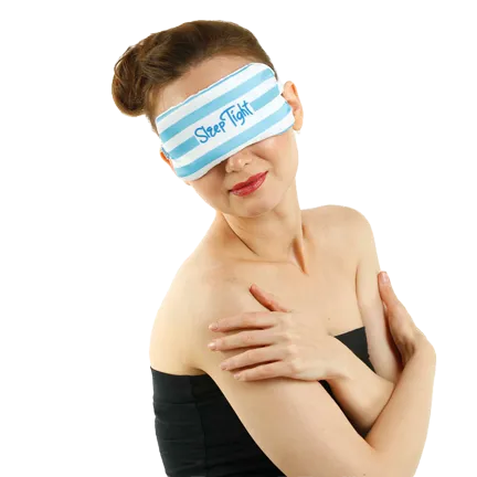 Striped Sleeping Eye Mask For Sound Sleep