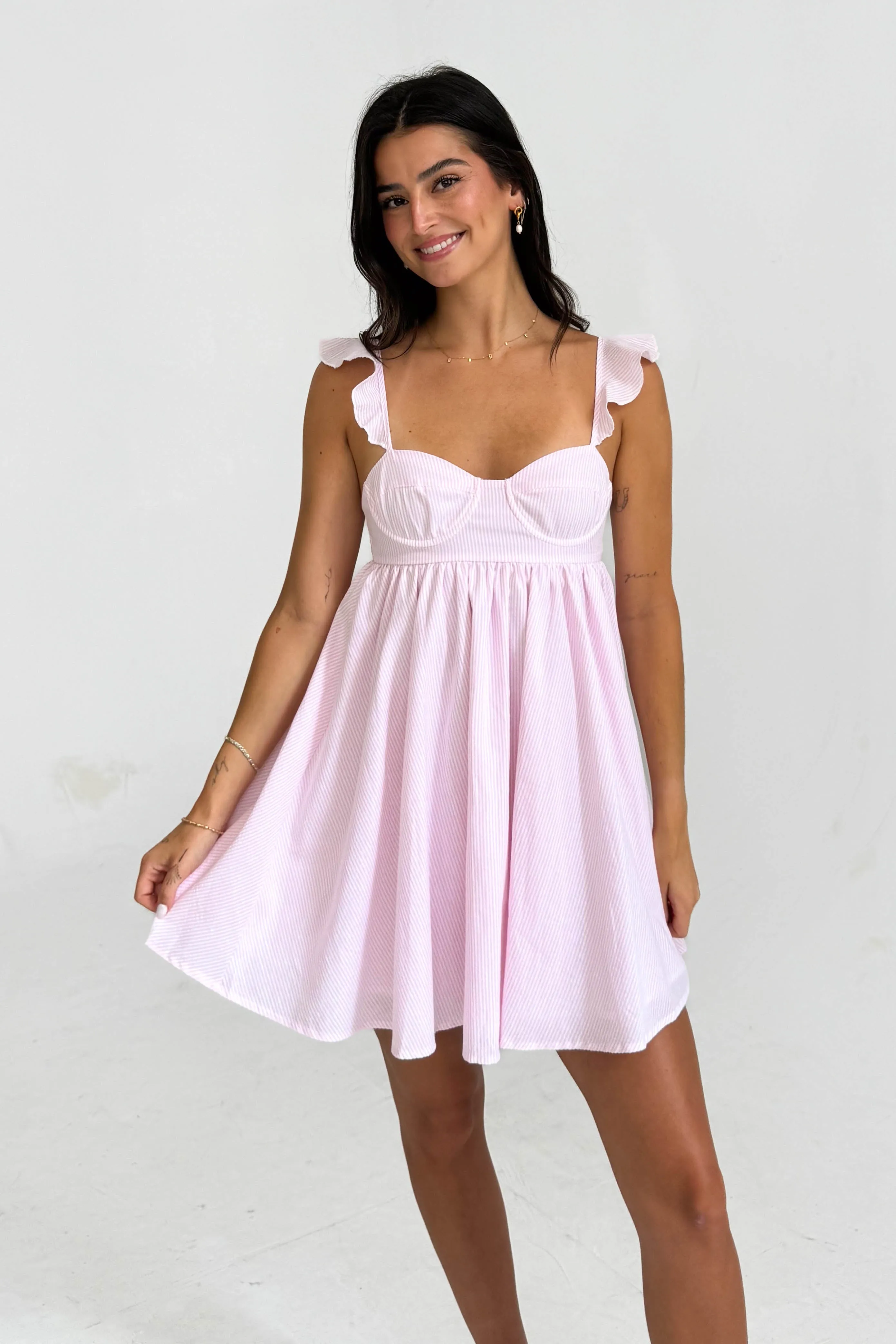 Summer Charm Dress in Pink