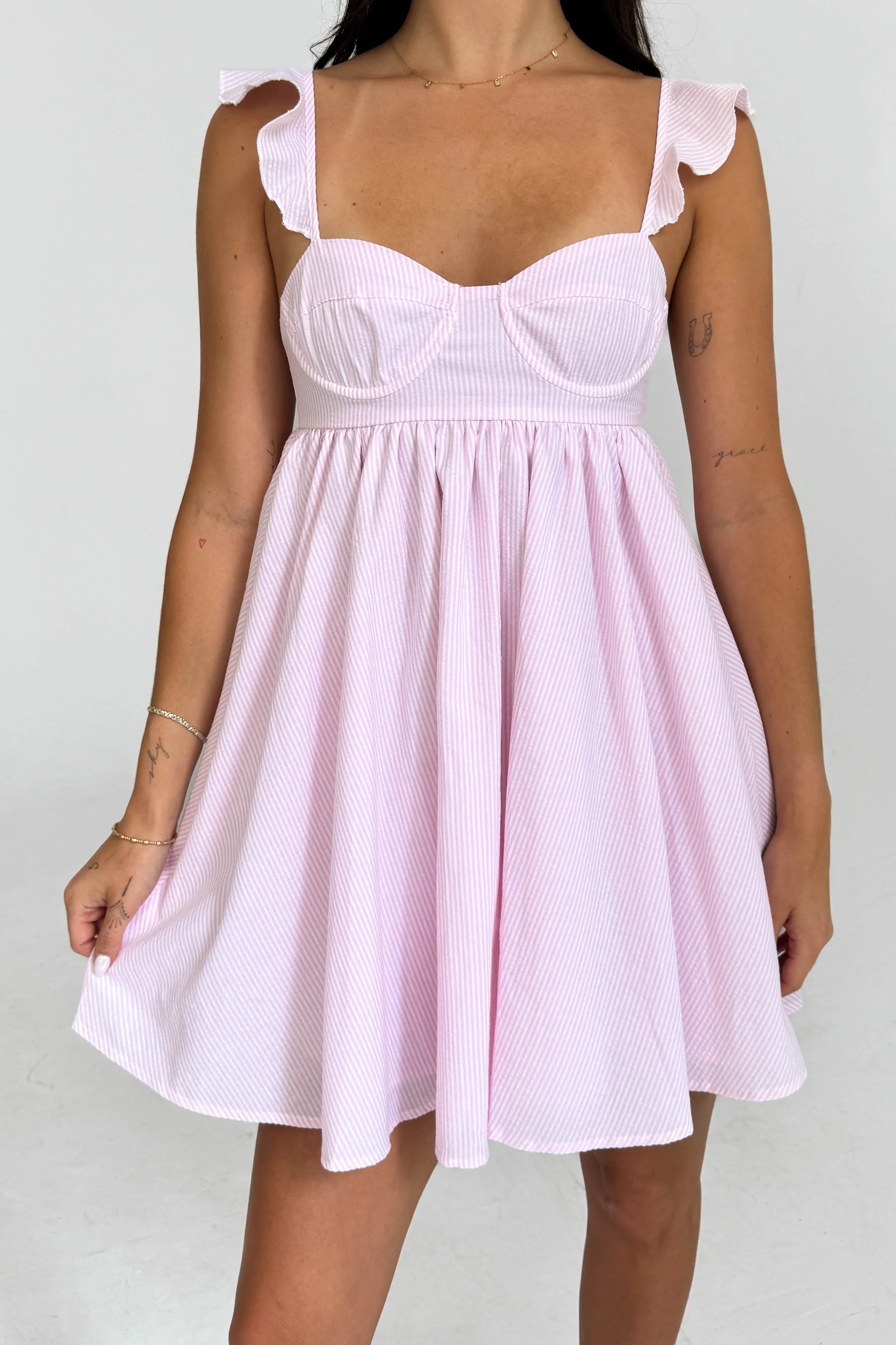 Summer Charm Dress in Pink