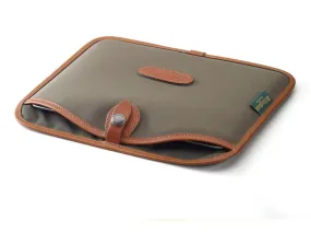 Tablet Slip - Sage FibreNyte / Tan Leather