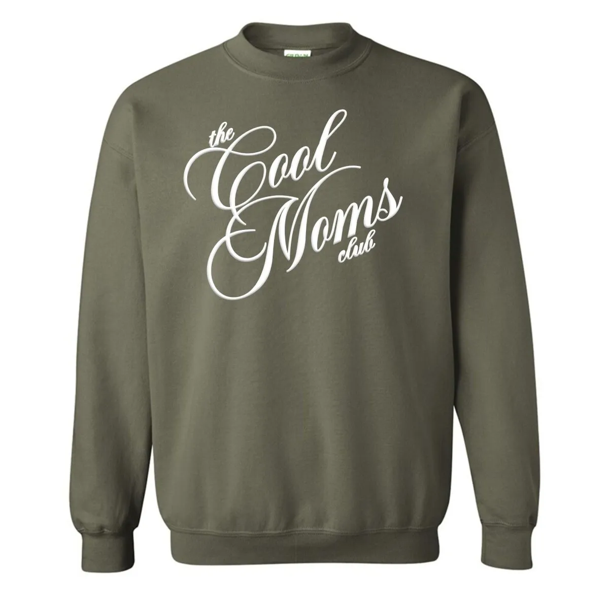 'The Cool Moms Club' PUFF Crewneck Sweatshirt