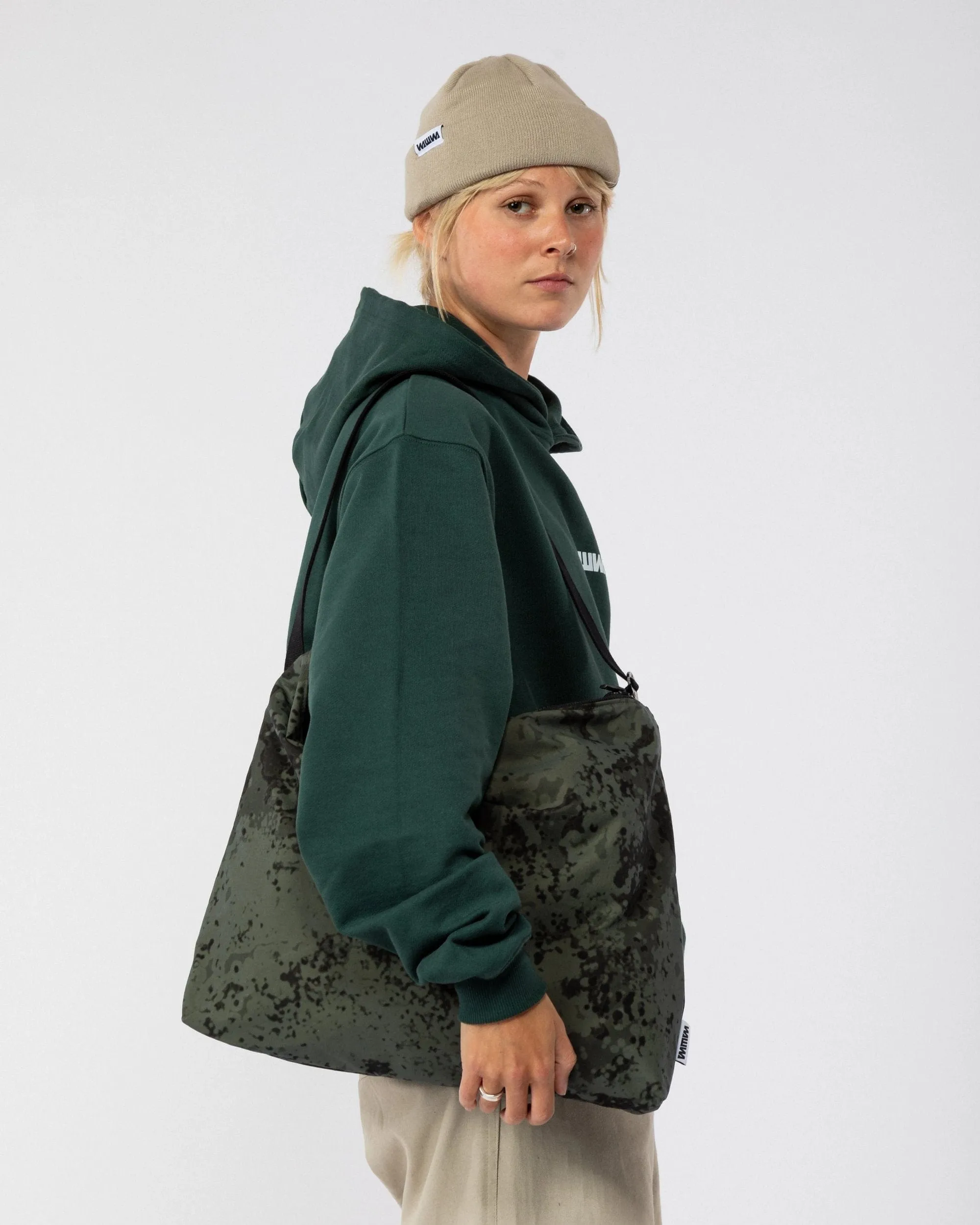 Water Resistant Messenger Bag - Kae Camo