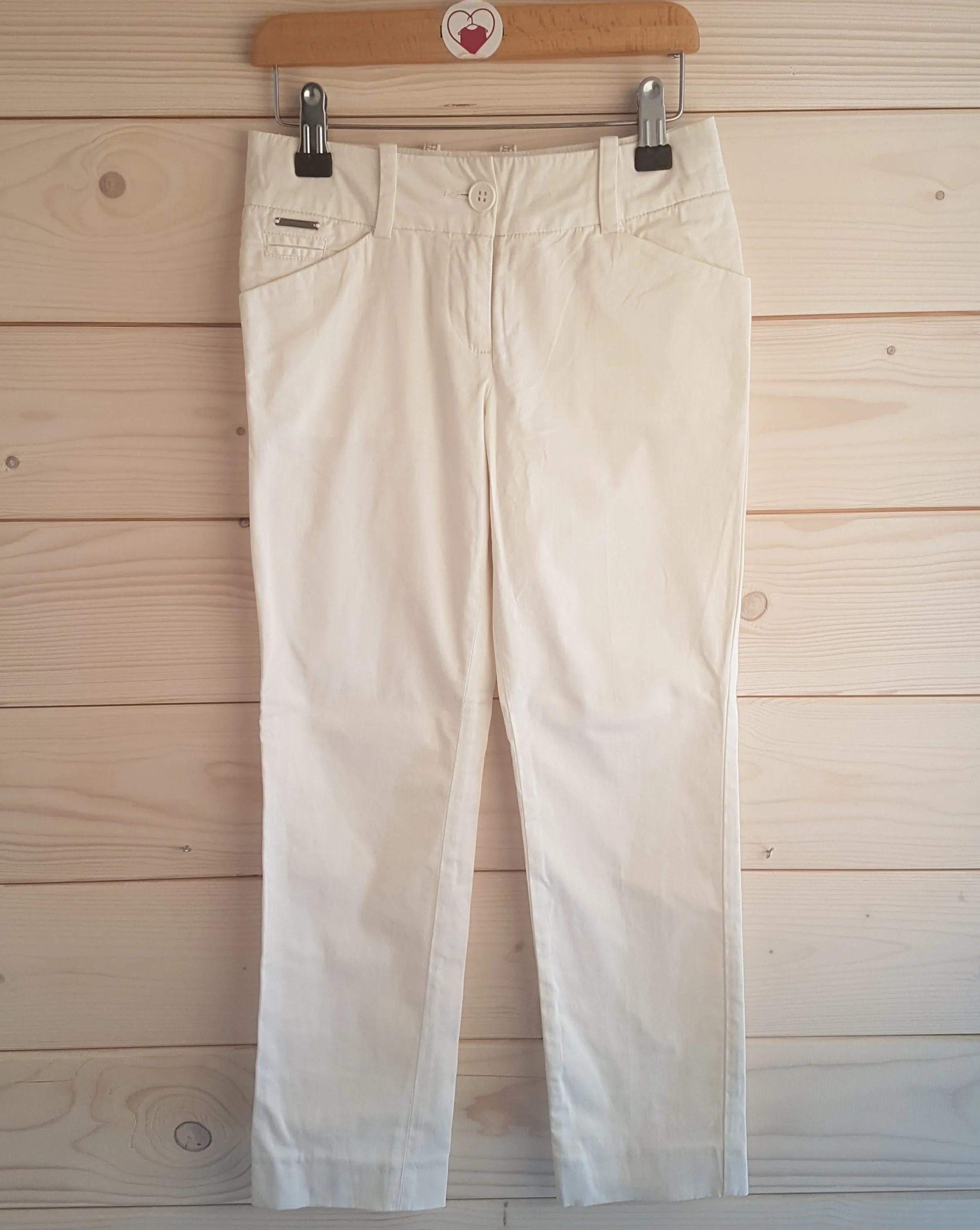 White Cropped Trousers (8 Years) - Designer Hugo Boss