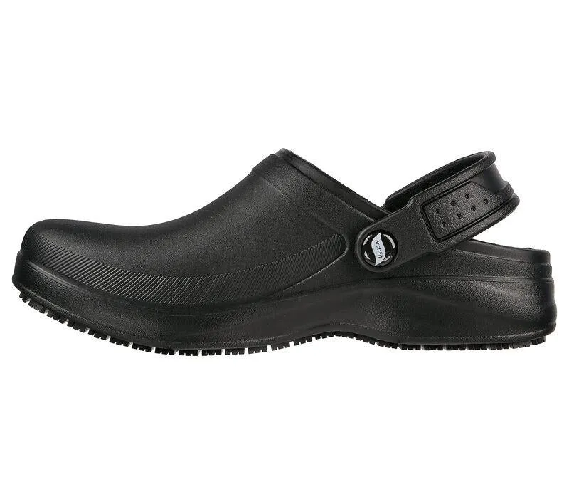 Women's Wide Fit Skechers 108067 Riverbound Pasay Arch Fit Clog Shoes