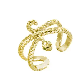 X Snake Cuff